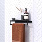 Brauer Handdoekrek - met Planchet - Mat Zwart, Huis en Inrichting, Badkamer | Badtextiel en Accessoires, Ophalen of Verzenden