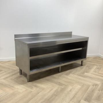 Tweedehands Horeca RVS werktafel / werkbank, (bxd) 200x70 cm beschikbaar voor biedingen