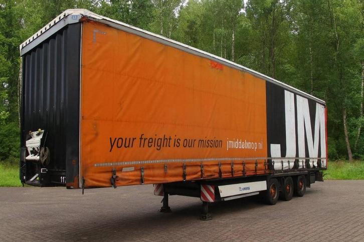 Veiling: Schuifzeiloplegger Krone SD 2016, Auto's, Vrachtwagens, BTW verrekenbaar, Overige brandstoffen, Overige kleuren, Aanhangers en Opleggers