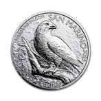 Zilveren San Marino Peregrine Falcon 1 troy ounce, Verzenden