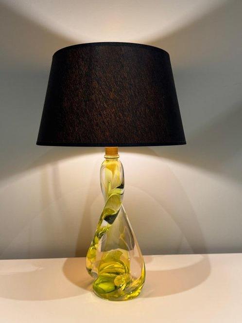 Val Saint Lambert - Tafellamp - éclair - Kristal, Antiek en Kunst, Antiek | Lampen