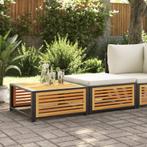 vidaXL Tuintafel met kruk massief acaciahout, Tuin en Terras, Tuinsets en Loungesets, Verzenden, Nieuw, Hardhout