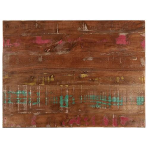 vidaXL Tafelblad rechthoekig 80x60x2,5 cm massief gerecycled, Huis en Inrichting, Tafels | Eettafels, Nieuw, Verzenden