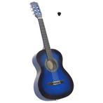 vidaXL Gitaar klassiek beginner en kinderen 3/4 36 blauw, Muziek en Instrumenten, Snaarinstrumenten | Gitaren | Akoestisch, Verzenden