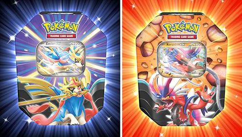 Slashing Legends Tin Koraidon-Zacian — Zacian, Hobby en Vrije tijd, Verzamelkaartspellen | Pokémon, Losse kaart, Nieuw, Foil, Ophalen of Verzenden