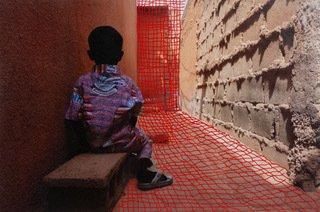 Saïdou Dicko - The Shadowed people, 1, Antiek en Kunst, Kunst | Schilderijen | Modern