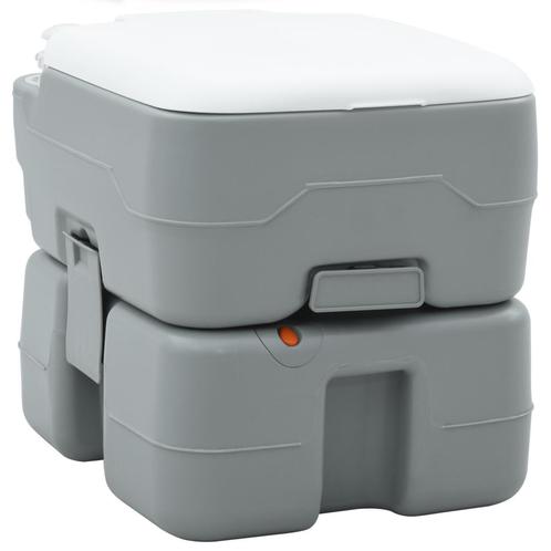 vidaXL Toilet draagbaar 10 L schoon water 20L afvaltank, Caravans en Kamperen, Kampeeraccessoires, Nieuw, Verzenden