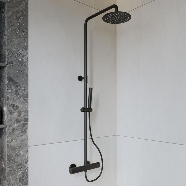 BWS Regendouche | Lusso | Hoofddouche 20cm Rond | met, Doe-het-zelf en Verbouw, Sanitair, Kraan, Nieuw, Ophalen of Verzenden