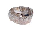 Fossiel Waskom - Versteend Hout  43x34x14, Huis en Inrichting, Verzenden, Nieuw, Wastafelkast