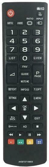 Alternatieve LG AKB73715603 afstandsbediening, Audio, Tv en Foto, Afstandsbedieningen, Verzenden