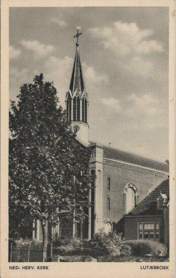 LUTJEBROEK - Ned. Herv. Kerk, Verzamelen, Ansichtkaarten | Nederland, Verzenden