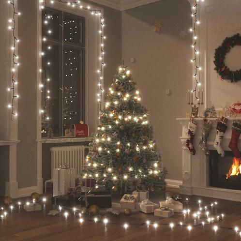 vidaXL Lichtslinger met 150 LEDs koudwit 15 m PVC, Diversen, Kerst, Nieuw, Verzenden