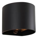 Moderne up down wandlamp zwart, Dion, 6W, 2700K LED, IP65, Nieuw, Modern, Ophalen of Verzenden, Metaal