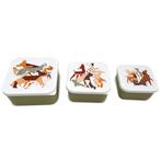 Lunchbox Snackbox - Barks Honden - Set 3-delig M/L/XL Nestba, Nieuw, Ophalen of Verzenden