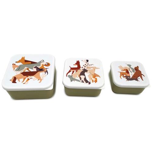Lunchbox Snackbox - Barks Honden - Set 3-delig M/L/XL Nestba, Huis en Inrichting, Keuken | Keukenbenodigdheden, Nieuw, Ophalen of Verzenden