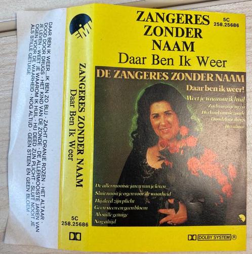 Cassette - De Zangeres Zonder Naam - Daar Ben Ik Weer!, Cd's en Dvd's, Cassettebandjes, Verzenden