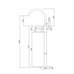 Thermostatische Badkraan Importa Vrijstaand Chroom, Ophalen of Verzenden, Nieuw