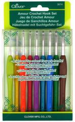 Clover Amour Haaknaalden Set - 2 t/m 6 mm - Ergonomisch en, Hobby en Vrije tijd, Breien en Haken, Ophalen of Verzenden, Nieuw