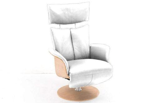 Relaxfauteuil Heesch - relaxfauteuils - Wit, Huis en Inrichting, Stoelen, Wit, Nieuw, Stof