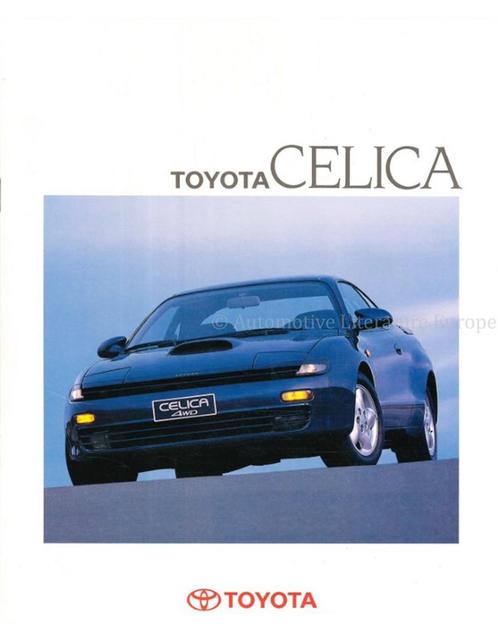 1990 TOYOTA CELICA BROCHURE NEDERLANDS, Boeken, Auto's | Folders en Tijdschriften, Toyota