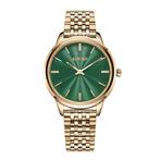 Burker watches emily gold green, Kleding | Heren, Verzenden, Nieuw