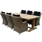 Darwin Ares dining tuinset 240x120xH77 cm 7 delig teak, Tuin en Terras, Ophalen of Verzenden, Nieuw