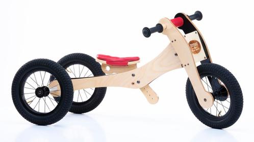Trybike Wood Red Loopfiets Driewieler, Kinderen en Baby's, Speelgoed | Buiten | Voertuigen en Loopfietsen, Nieuw, Verzenden