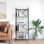 vidaXL Boekenkast Sonoma eiken 60 x 30 x 153 cm Bewerkt hout, Huis en Inrichting, Kasten | Boekenkasten, Minder dan 50 cm, Verzenden