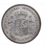 Spanje. Amadeo I (1870-1873). 5 Pesetas 1871 *71 SDM, Postzegels en Munten
