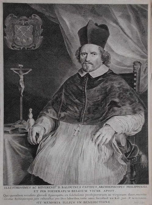 Portrait of Boudewijn Catz, Antiek en Kunst, Kunst | Etsen en Gravures