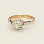 Ring - 18 karaat Geel goud, Witgoud Diamant (Natuurlijk), Nieuw