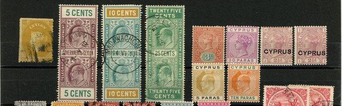 Britse Gemenebest 1861 - Groot-Brittannië / Ceylon / Cyprus,, Postzegels en Munten, Postzegels | Europa | UK