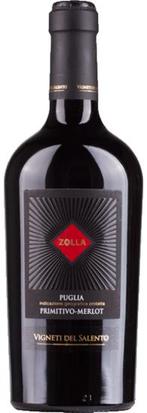 Zolla Primitivo / Merlot 750 ml, Nieuw, Verzenden