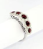 Ring - 18 karaat Geel goud - 3.10ct. tw. Robijn - Diamant, Sieraden, Tassen en Uiterlijk, Ringen, Nieuw