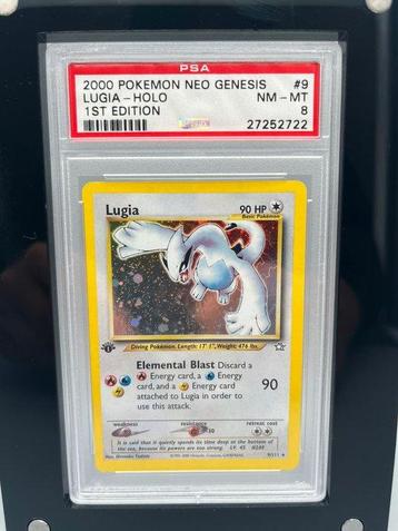 Pokémon Graded card - Lugia First edition, Holo - PSA 8 - beschikbaar voor biedingen