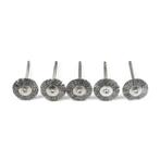 Mini Staalborstels - 22mm - voor Multitool - 5 stuks, Doe-het-zelf en Verbouw, Gereedschap | Machine-onderdelen en Toebehoren