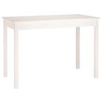 Eettafel Massief Hout Wit | OP = OP | Keuken & Eetkamer, Minimalistische stijl en elegante charme, 100 tot 150 cm, Nieuw, Grenenhout