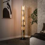 *WOONWINKEL* Glazen Buis Vloerlamp Amberglas, Huis en Inrichting, Lampen | Vloerlampen, Verzenden, Nieuw