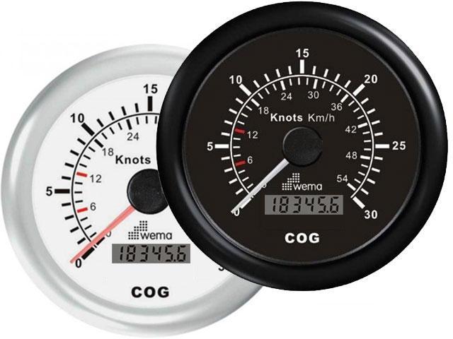SNELHEIDSMETER GPS 30 KNP - 54 KM KOMPAS -WEMA, Watersport en Boten, Bootonderdelen, Nieuw, Zeilboot of Motorboot, Ophalen of Verzenden
