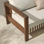Stoel-Bank Loungeset - Zambra - Acacia - Wit - The Outsider, Tuin en Terras, Verzenden, Nieuw