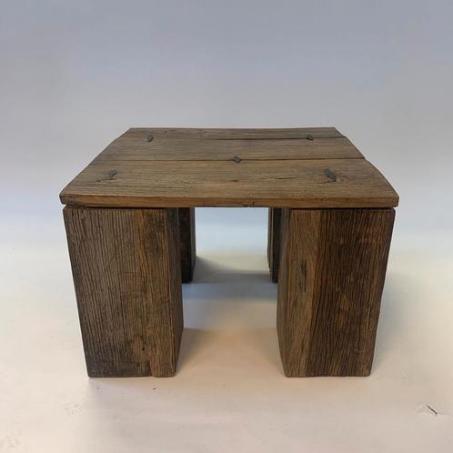 Salontafel Gerecycled elmhout |  | Outlet prijzen!, Huis en Inrichting, Tafels | Salontafels, Nieuw, Ophalen