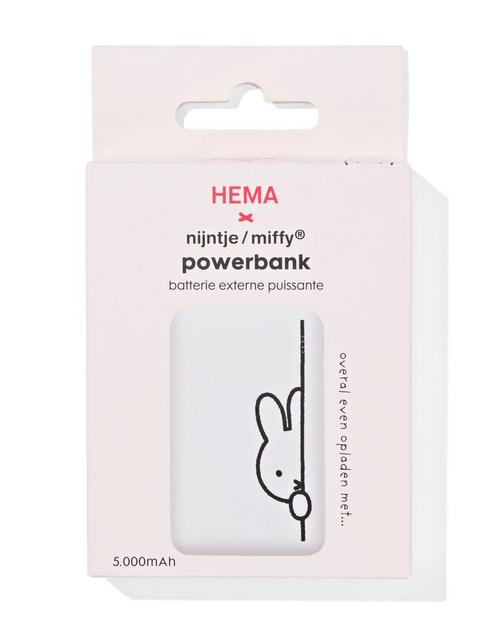 HEMA Powerbank Nijntje 5000 mAh, Computers en Software, Overige Computers en Software, Nieuw, Verzenden