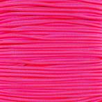 3mm Elastisch Touw - Neon roze - 50 meter op rol, Nieuw, Verzenden