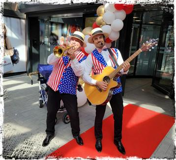Dixie Duo - Vrolijk, Swingend en Mobiel ambulant muziek duo beschikbaar voor biedingen