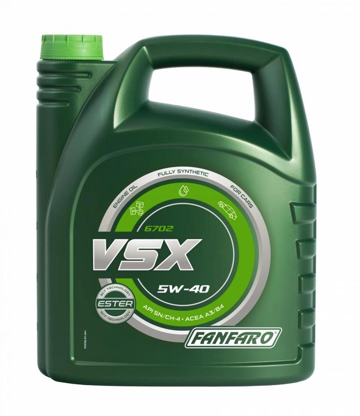 Fanfaro VSX 5W40 Vol Synthetische Motorolie - 5 Liter, Auto diversen, Onderhoudsmiddelen, Verzenden