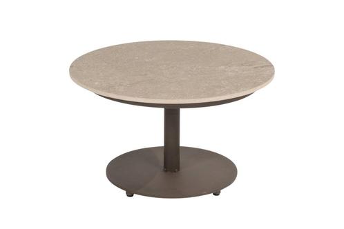 4 Seasons Outdoor Boaz koffietafel - terre/keramiek -  Ø60, Tuin en Terras, Tuintafels, Nieuw, Overige materialen, Rond, Verzenden