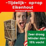 Haardhout Eiken 1.8 kuub  gestapeld - DROOG op=op slechts...