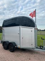 Prachtige Bockmann 1,5 paards met zadelkamer! 2019!, Ophalen, Zo goed als nieuw, Aluminium, 1½-paards trailer
