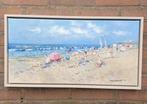 Van Noort (XX-XXI) - Zonnig strandgezicht Zandvoort, Antiek en Kunst, Kunst | Schilderijen | Klassiek