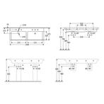 Wastafel Villeroy & Boch Subway 3.0 Dubbele Wasbak Met 2, Ophalen of Verzenden, Nieuw